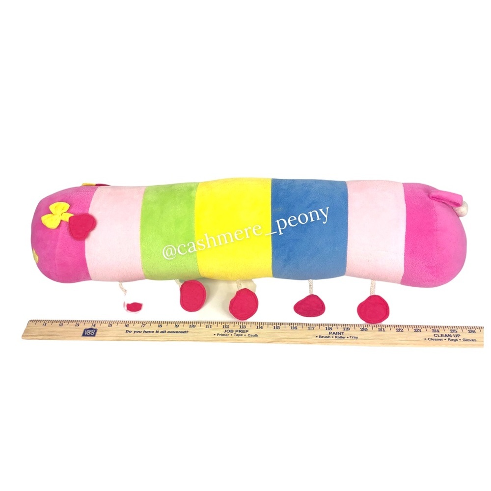 Rainbow Caterpillar Plush Pillow - Picture 5 of 6